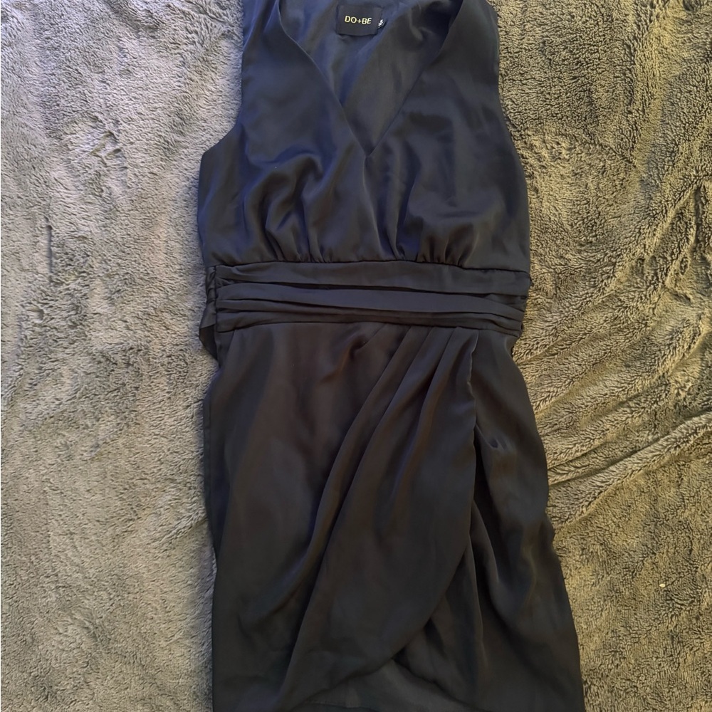 Navy satin Dress by Do+Be